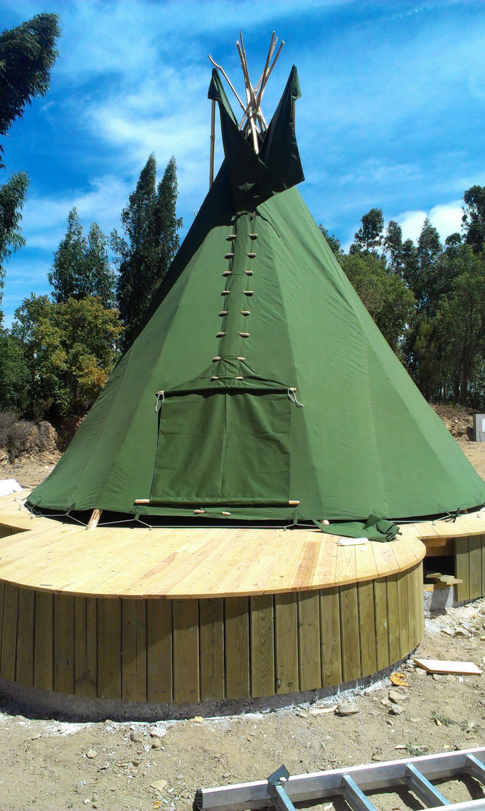 Réalisation MyTipi à Rouvenac
